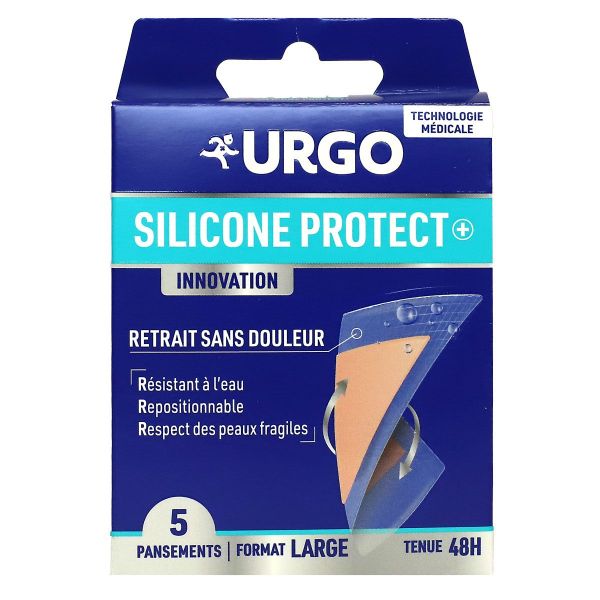 Silicone Protect+ 5 pansements Large