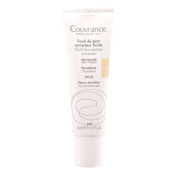 Couvrance fond teint correcteur 1.0 Porcelaine 30ml