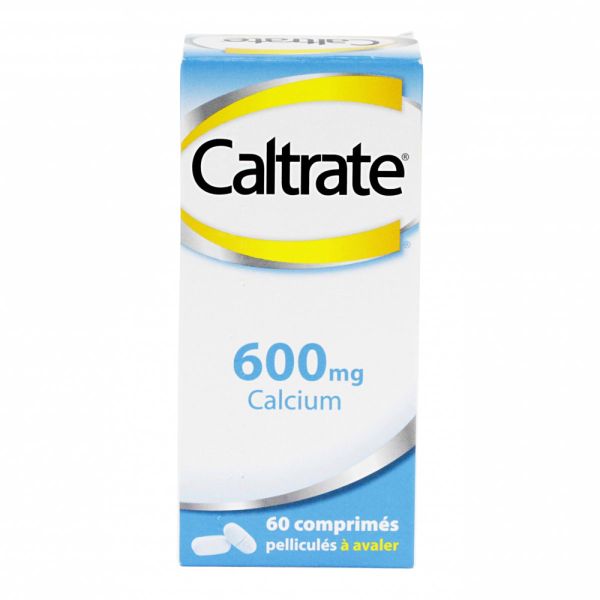 Caltrate calcium 600mg 60 comprimés pelliculés 