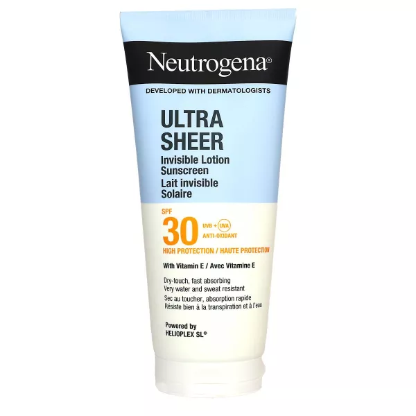 Ultra Sheer lait invisible solaire SPF30 200ml