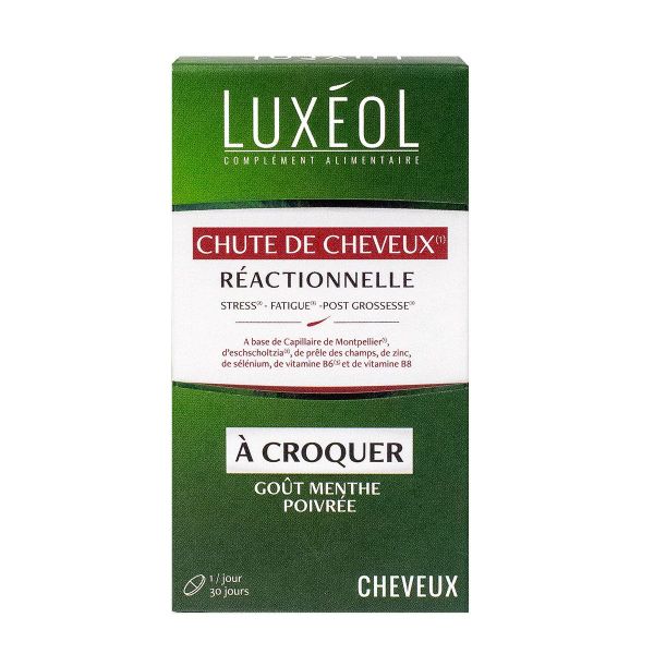 Chute de cheveux réactionnelle 30 comprimés menthe poivrée