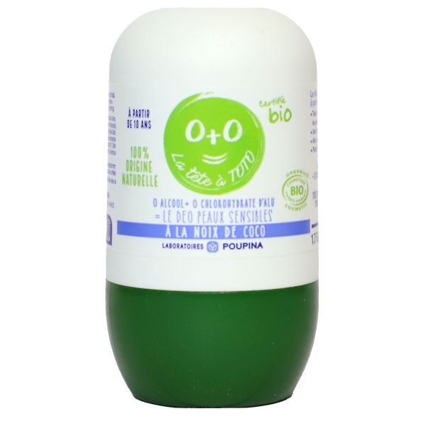 Déodorant peau sensible noix de coco bio 50ml