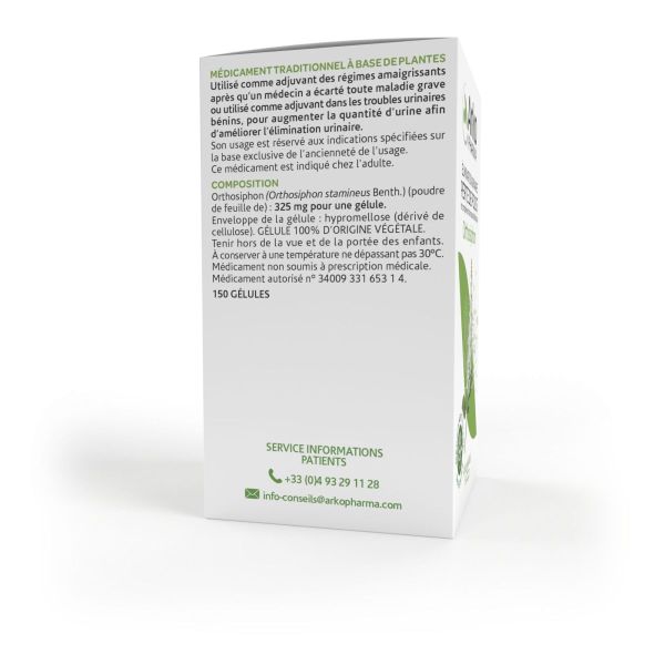 Arkogélules orthosiphon 150 gélules
