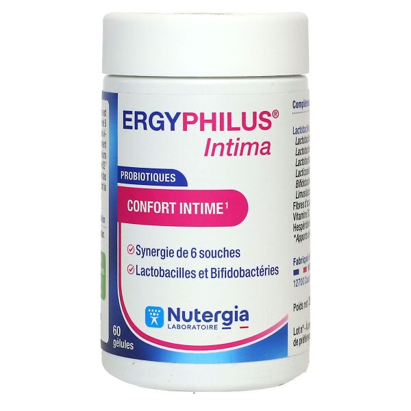 Ergyphilus Intima probiotiques confort intime 60 gélules