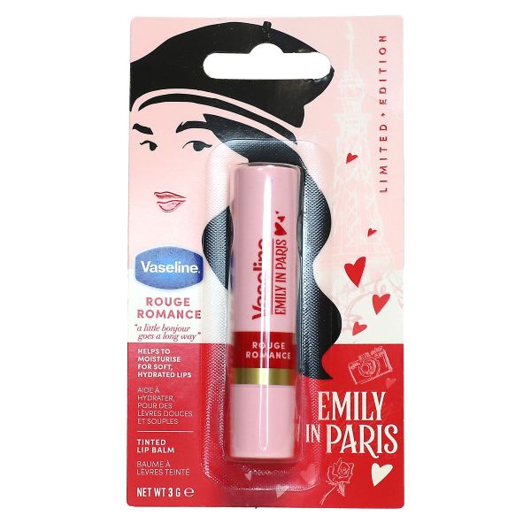 Baume à lèvres teinté Rouge romance édition limitée 3g