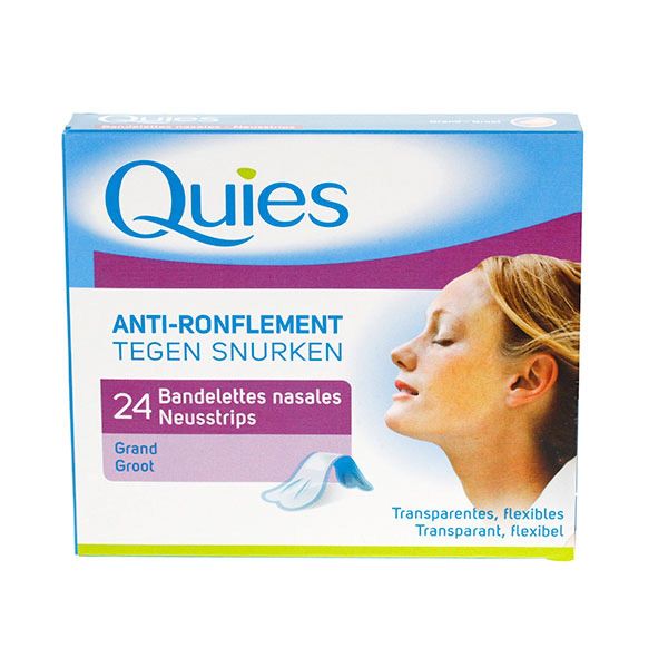 24 bandelettes nasales anti-ronflement - grand