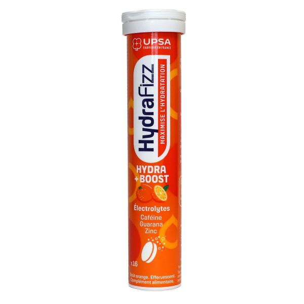 Hydrafizz Hydra+ Boost 16 comprimés effervescents