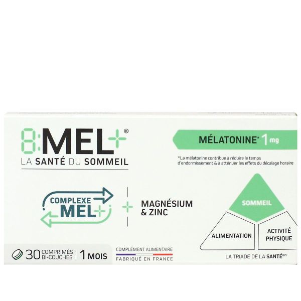 Mélatonine 1mg 30 comprimés bi-couches