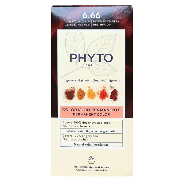 Phyto Color coloration permamente 6.66 cerise intense