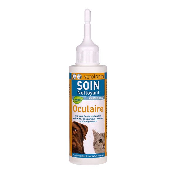 Soin nettoyant oculaire chien & chat 100ml