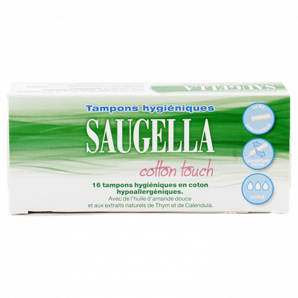 Saugella Cotton Touch Tampon Hygiénique Mini 16 unités
