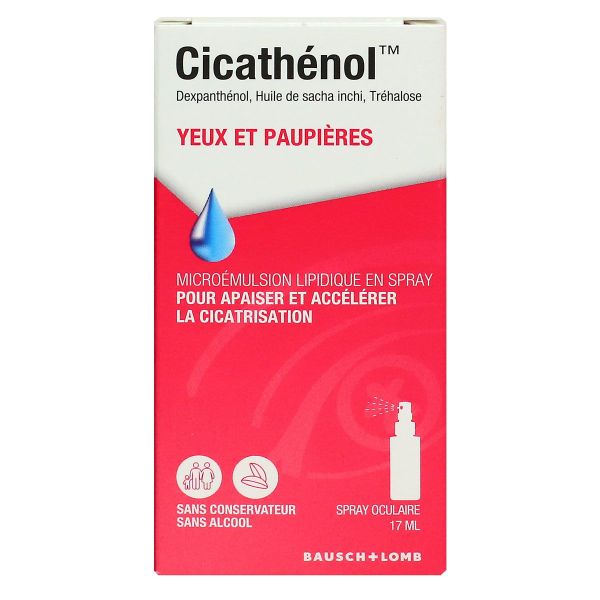 Cicathénol spray yeux et paupières 17ml