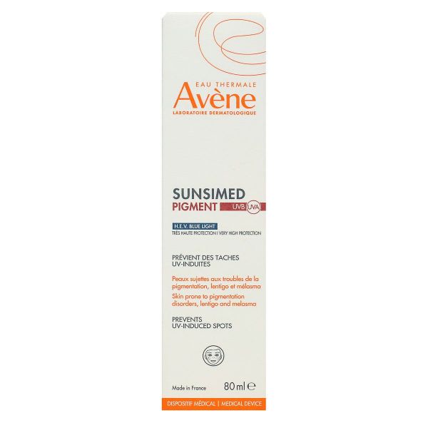 Sunsimed Pigment protection solaire UVA UVB troubles pigmentation 80ml