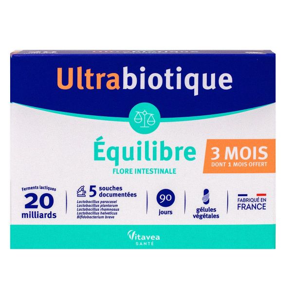 Ultrabiotique équilibre 90 gélules