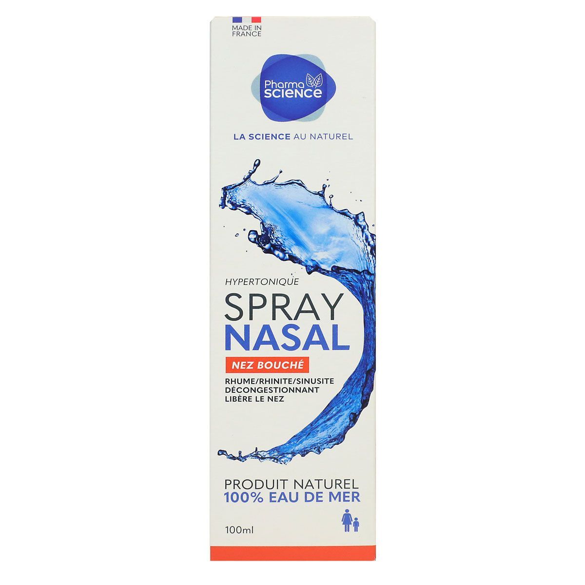 Spray nasal nez bouché - Hygiène nasale - Nettoyage - Rhume