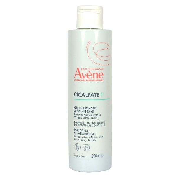 Cicalfate+ gel nettoyant assainissant peau irritée 200ml