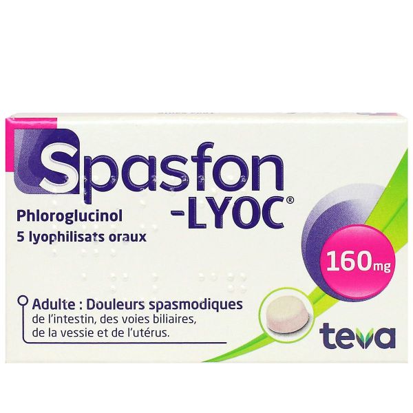 Spasfon Lyoc Phloroglucinol 5 lyophilisats oraux