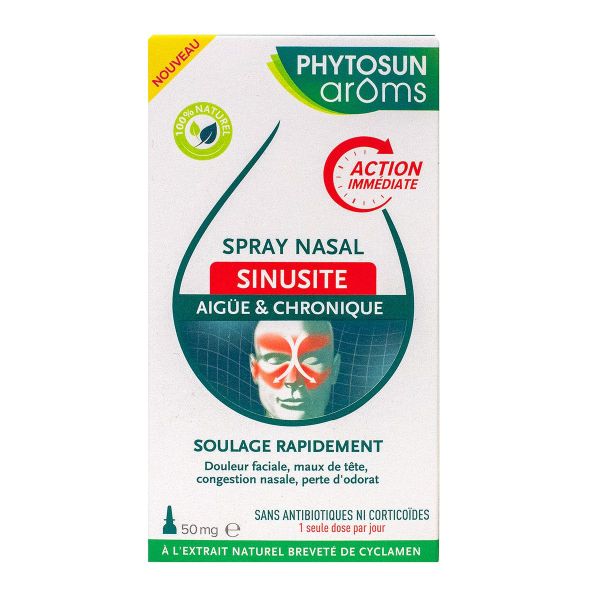 Spray nasal sinusite aigue et chronique 50mg
