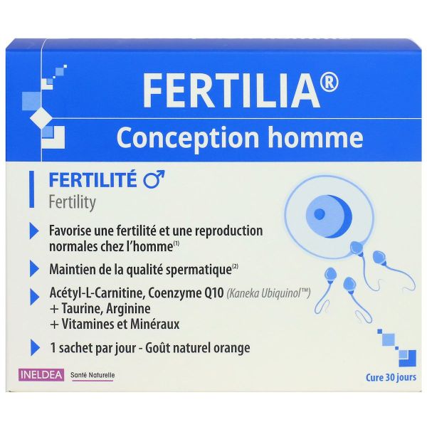 Fertilia Conception homme Fertilité 30 sachets