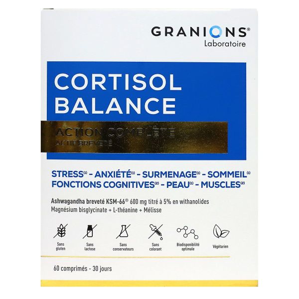 Cortisol balance stress sommeil 60 comprimés