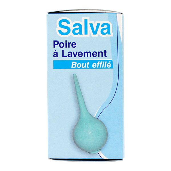 Salva poire à lavement bout effilé n°4 65ml