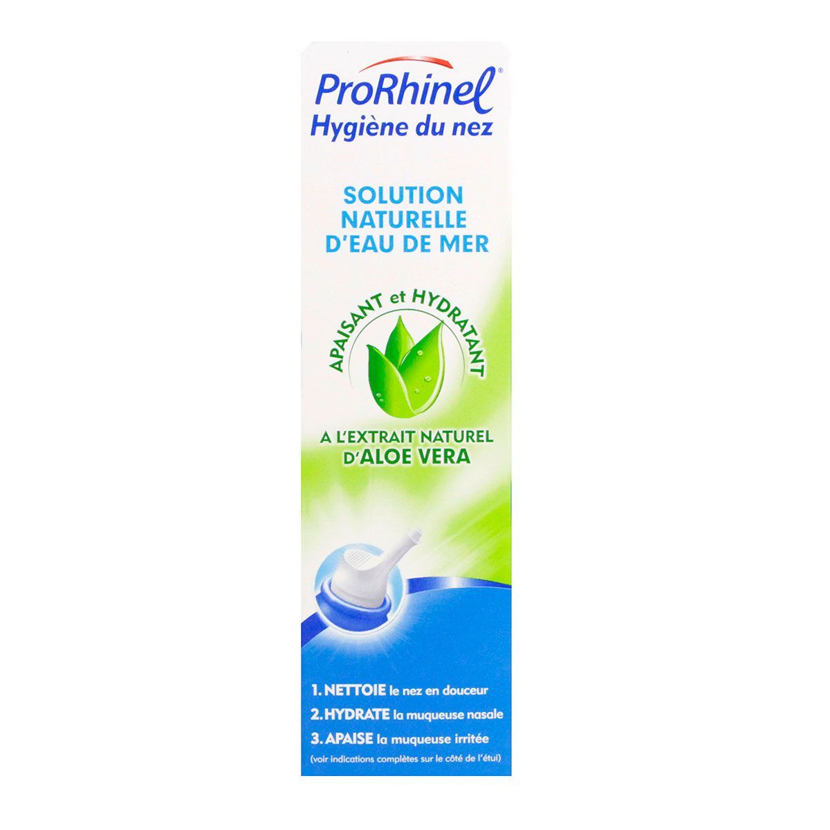 prorhinel spray nasal aloe véra est un dispositif médical utilisé pour  apaiser et hydrater le nez