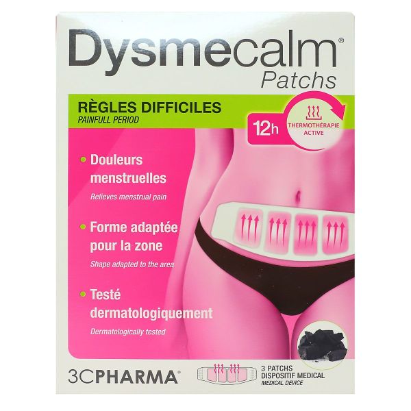 Dysmecalm règles difficiles 3 patchs