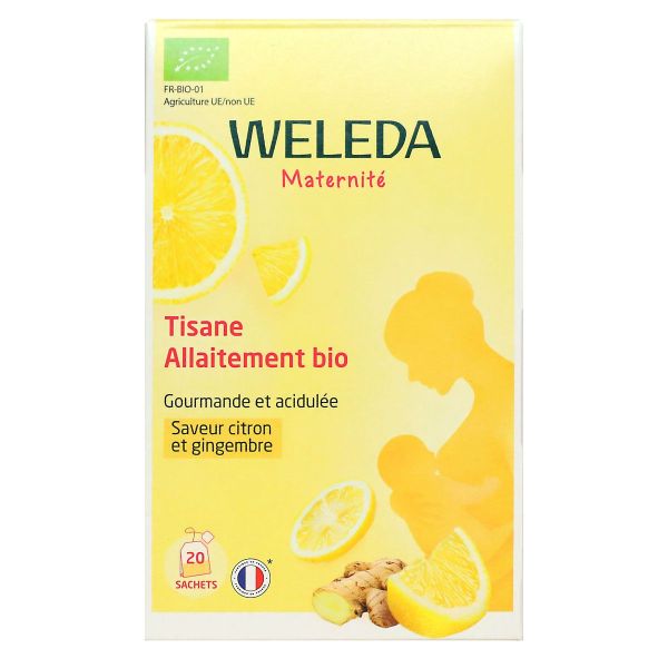 Maternité tisane allaitement citron gingembre 20 sachets