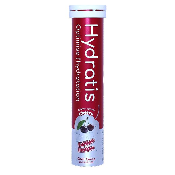 Solution d'hydratation arôme cerises 20 pastilles