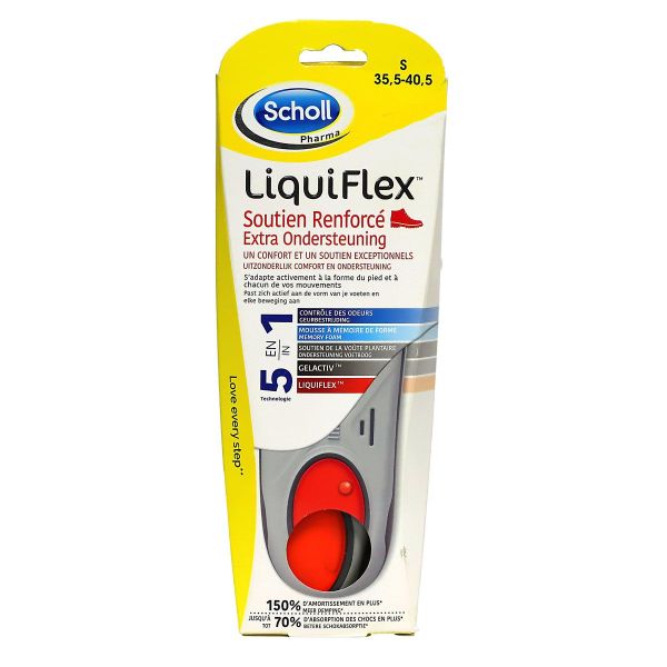 Liquiflex semelles soutien renforcé 5en1 femme S 35,5-40,5