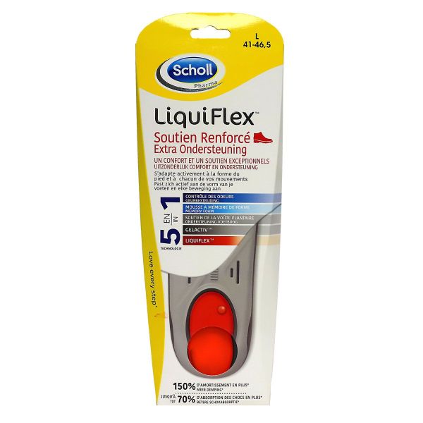 Liquiflex semelles soutien renforcé 5en1 homme L 41-46,5