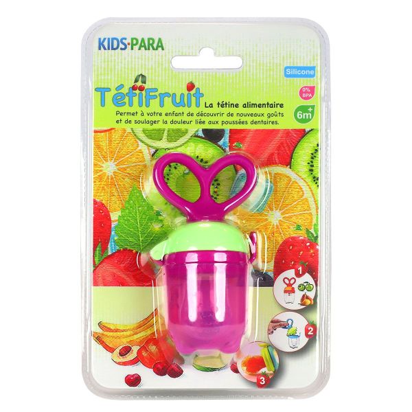 Tetifruit tétine alimentaire Kids couleur rose