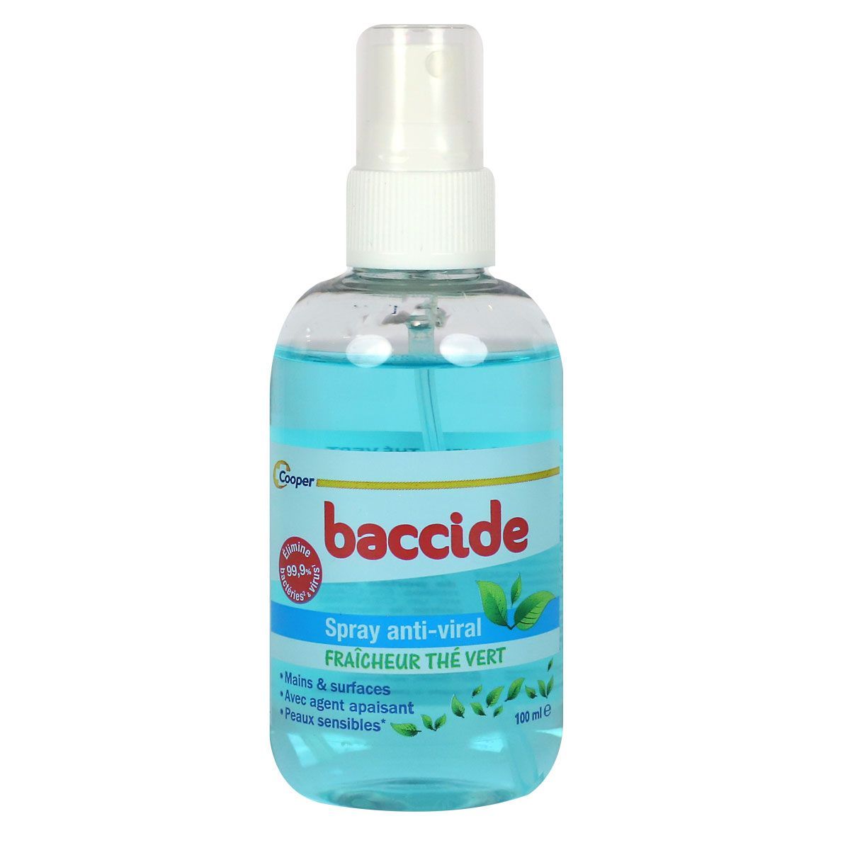 Spray désinfectant mains et surfaces Bacterclean® - Flacon de 100