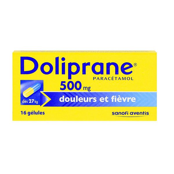 Doliprane 500mg 16 gélules