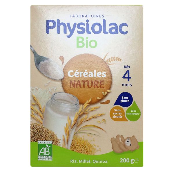 Bio céréales nature dès 4 mois 200g