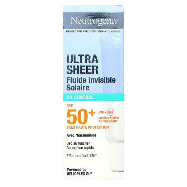 Ultra Sheer fluide invisible solaire Oil Control SPF50+ 50ml