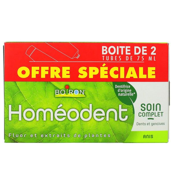 Dentifrice dents & gencives 2x75ml - anis