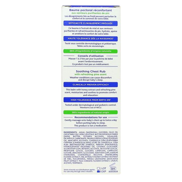 Baume pectoral réconfortant bébé enfant 40ml