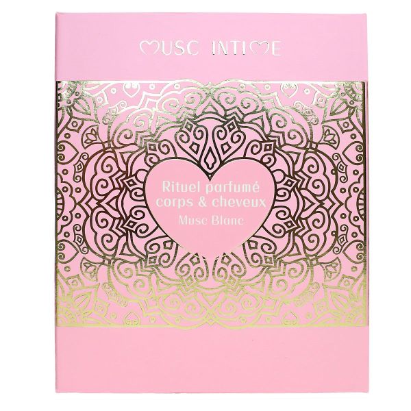 Coffret Noël Rituel parfumé corps et cheveux Musc Blanc