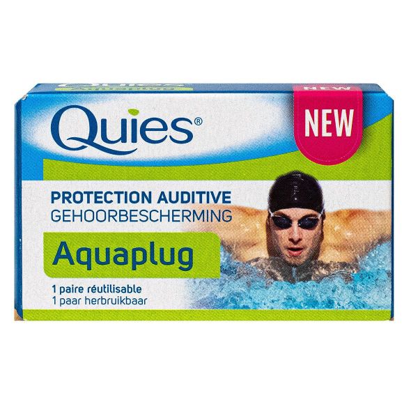 Aquaplug protection auditive 1 paire réutilisable