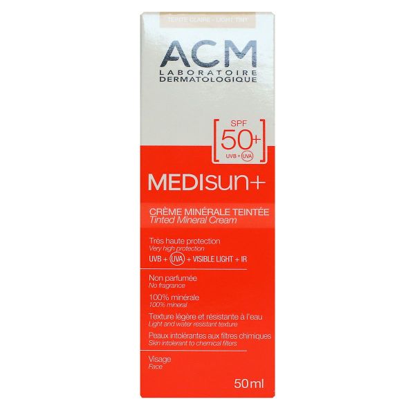 Medisun+ creme minerale teintée SPF50+ 50ml