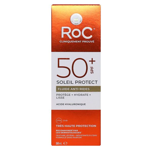 Soleil-Protect fluide anti-rides lissant SPF50 50ml