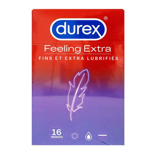 Feeling Extra 16 préservatifs lubrifiés