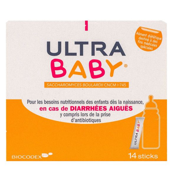 Ultra Baby poudre antidiarrhéique 14 sticks