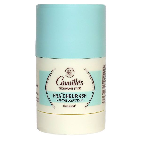 Déodorant stick fraicheur 48h menthe aquatique toute peau 50g