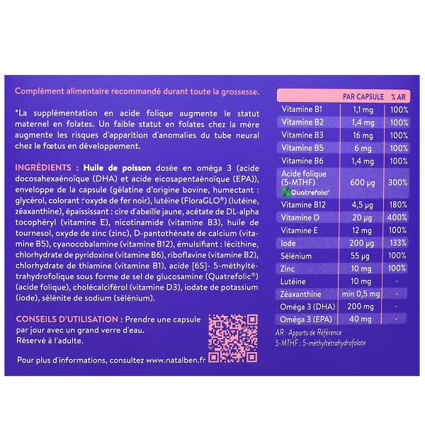 Natalben grossesse 90 capsules