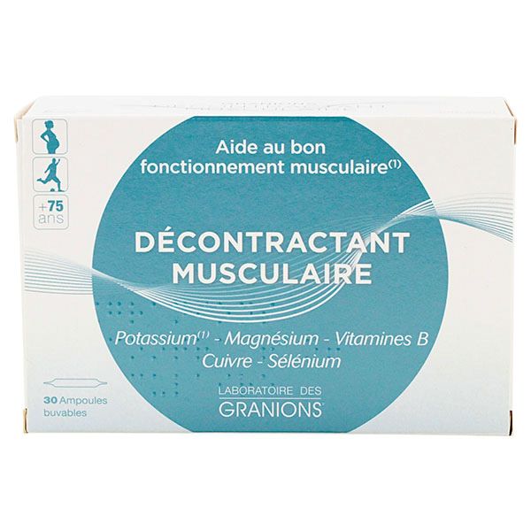 Décontractant musculaire 30 ampoules