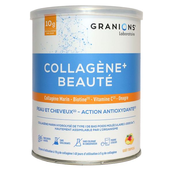 Collagène+ beauté peau et cheveux tropical 215g