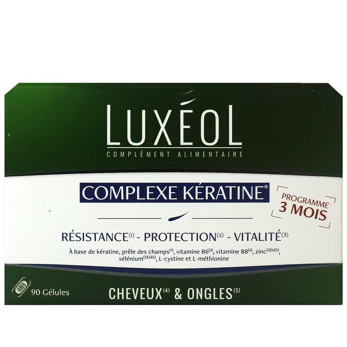 Le complément alimentaire Luxéol Complexe Kératine est formulé — free download