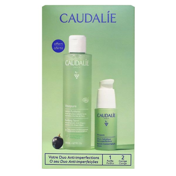 Vinopure serum salicylique 30ml + lotion purifiante 200ml offerte
